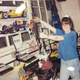 Martin - during her college years - showcases an affinity for her rear differential on the University’s Formula SAE vehicle.